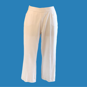 Investments sz 10 white cropped dress pants